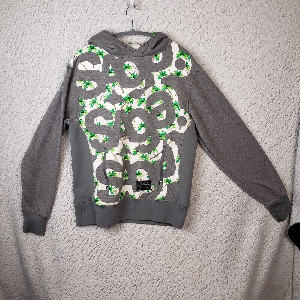 Saga Outerwear Snowboarding Hoodie Mens Small Saga-Tek Waterproof Y2K Skater Ski